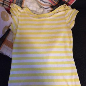 Yellow and White stripes T-shirt, Old Navy!